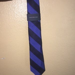 Tommy Hilfiger Blue Striped Tie